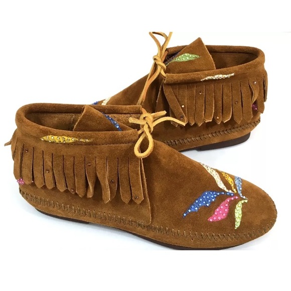 ankle high moccasins